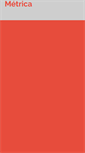 Mobile Screenshot of metrica.cl
