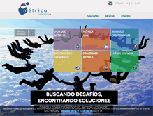 Tablet Screenshot of metrica.es