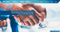 Desktop Screenshot of metrica.com.br